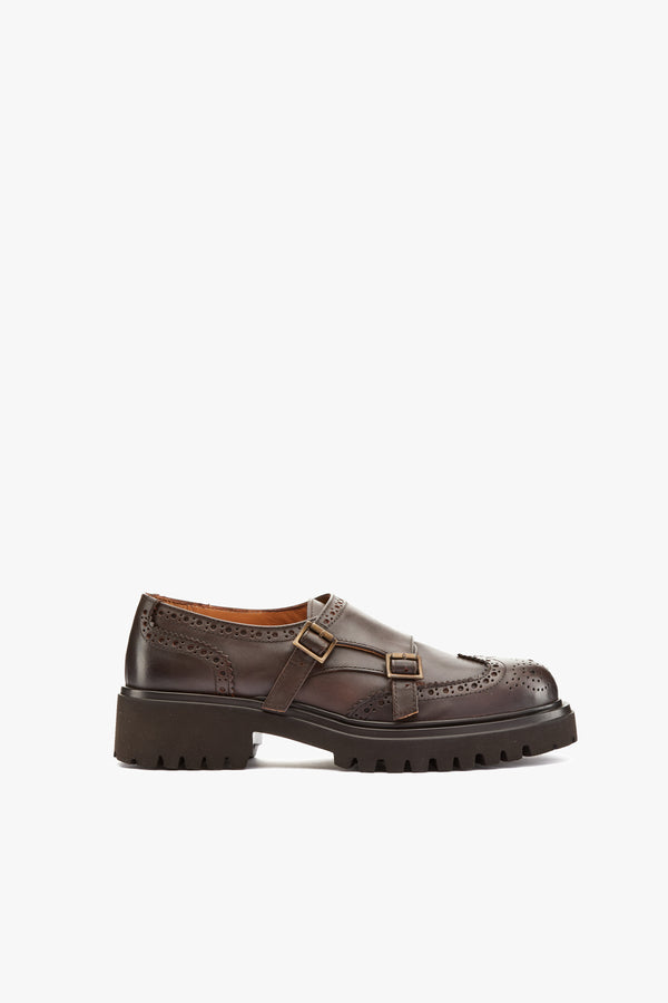 Monk strap inglese testa moro