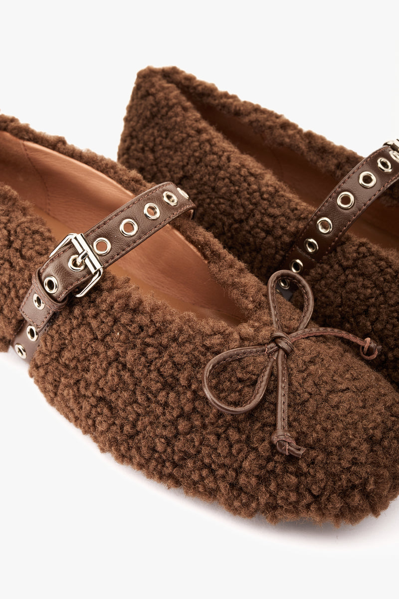 Ballerina Nashira teddy brown