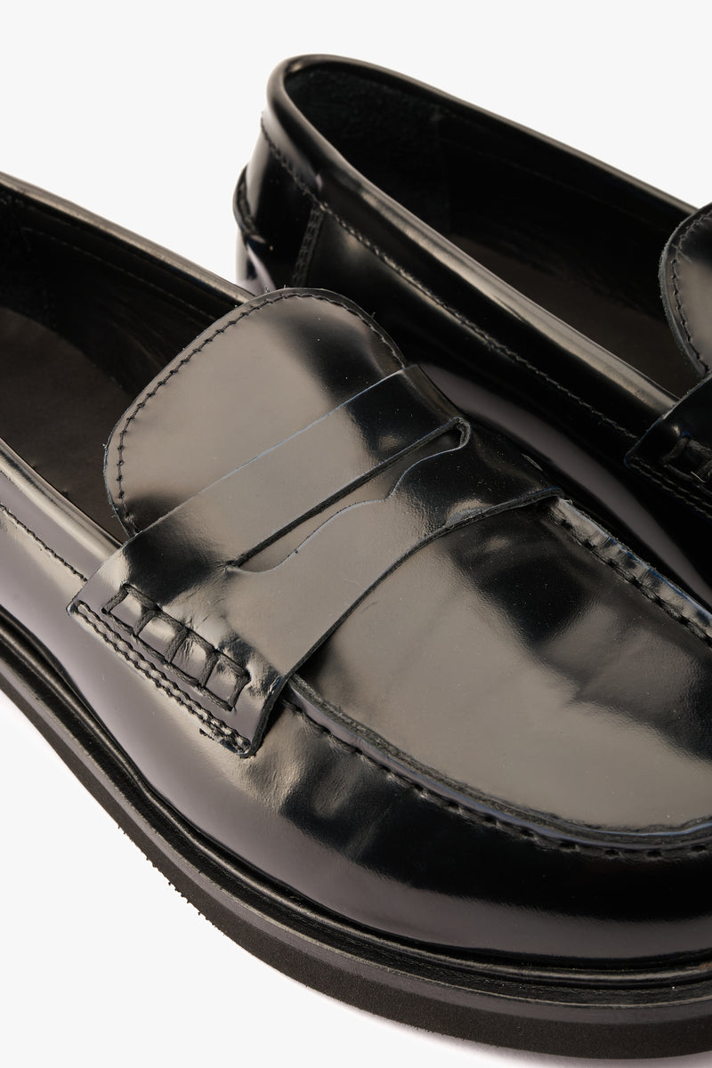 Mocassino abrasivato nero