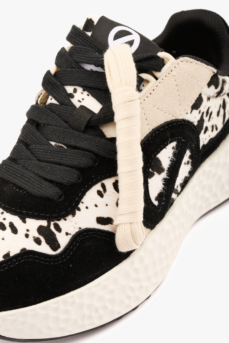Sneaker Carter jogger nero/bianco
