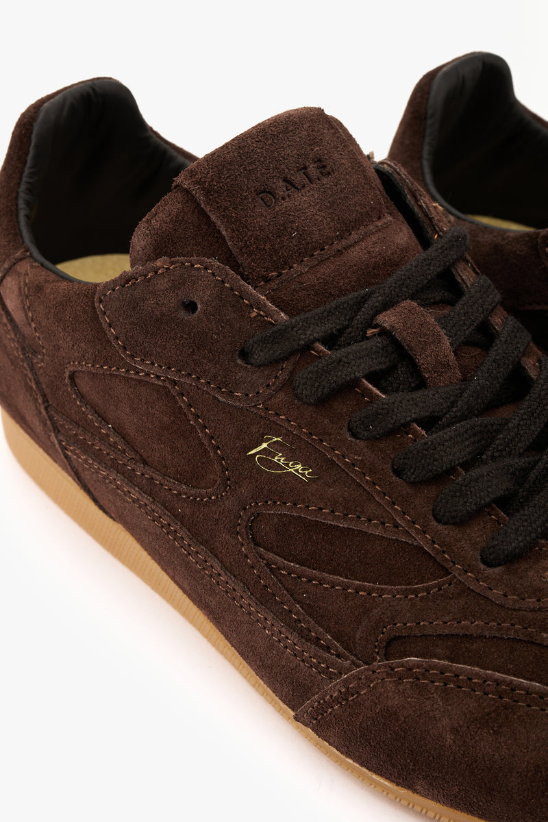 Sneaker Fuga low velour chocolate