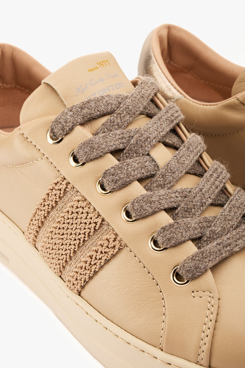Sneaker 245-D nude/tortora
