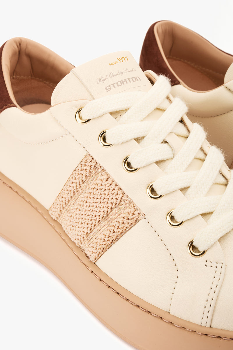 Sneaker 245-D panna/nude