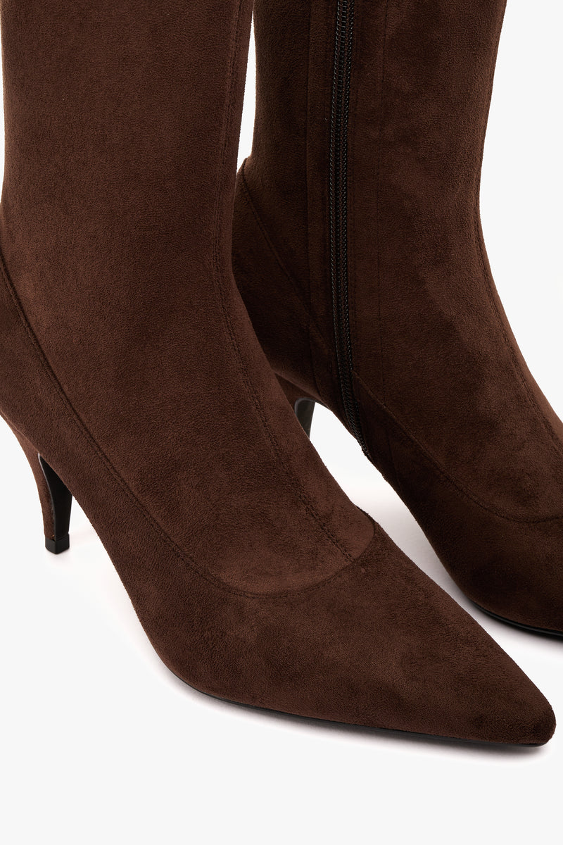 Tronchetto Looker brown suede