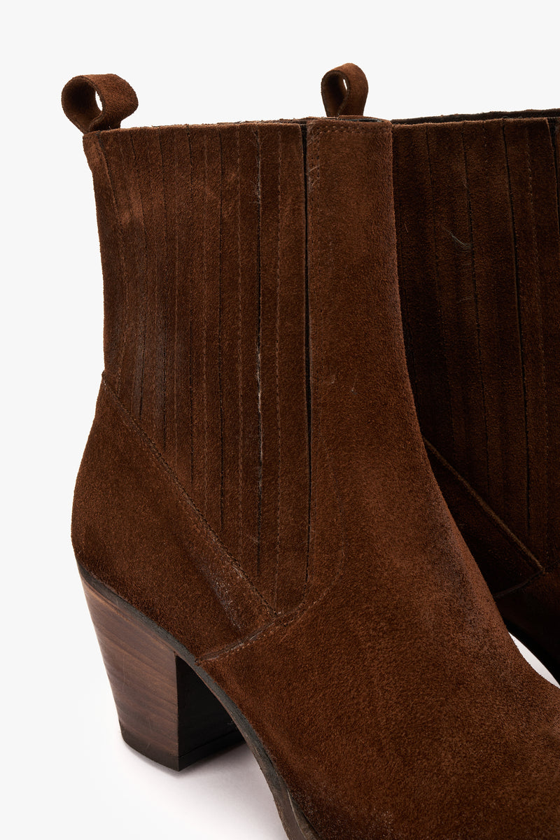 Stivaletto texano marrone