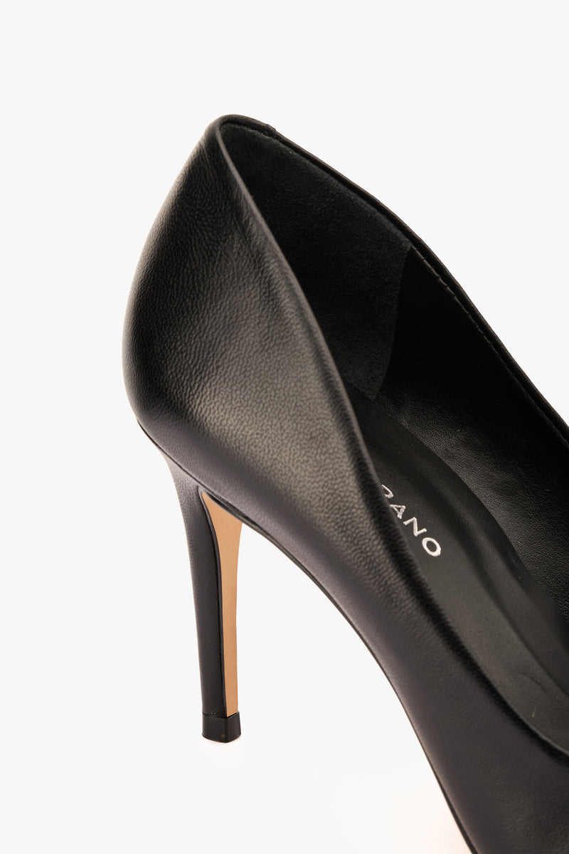 Décolleté pelle nera