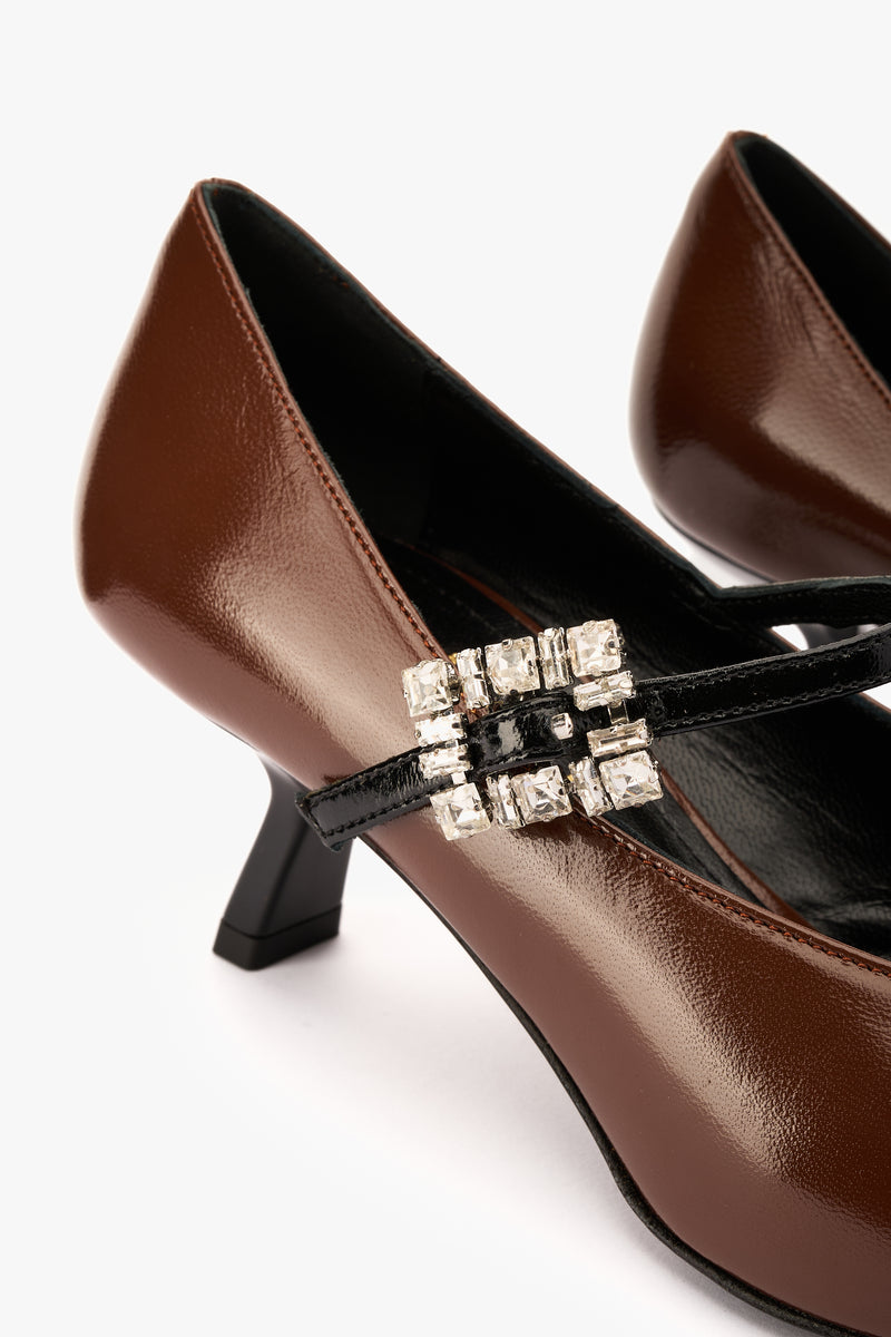 Décolleté verlux sigaro fibbia strass