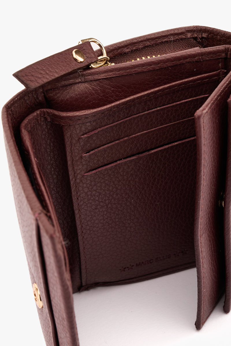 Portafoglio Wendy burgundy