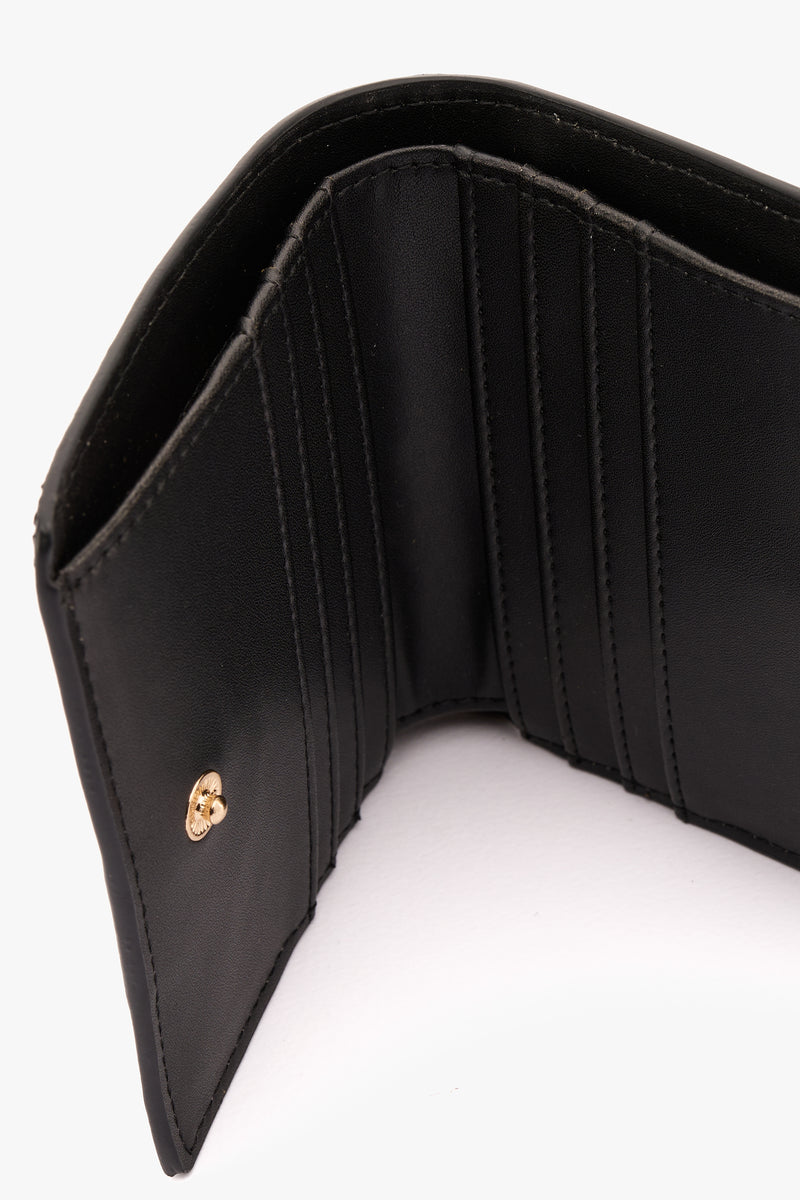 Portafoglio nero logo