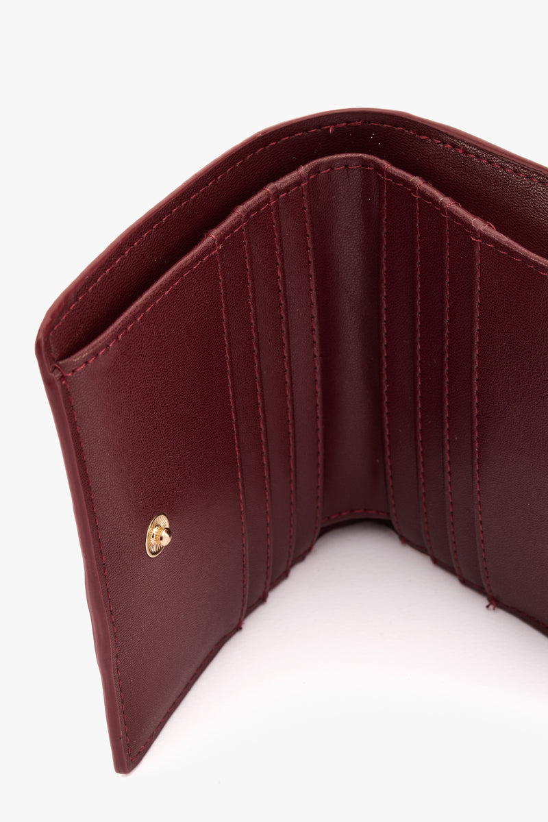 Portafoglio logo burgundy