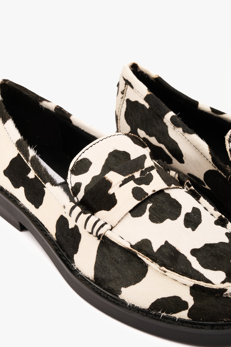 Mocassino Adison black/white