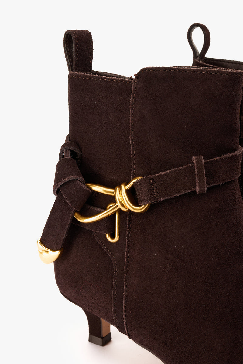 Stivaletto Roller camoscio marrone