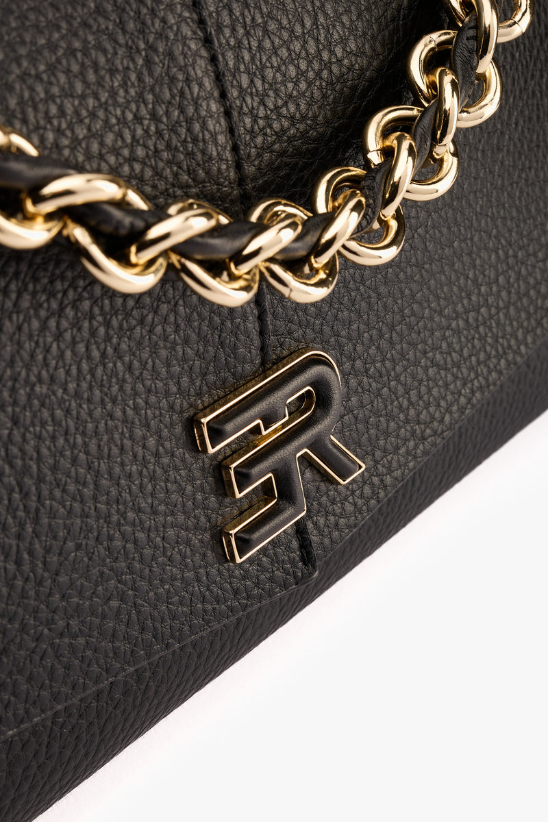 Borsa Eba large flap nero