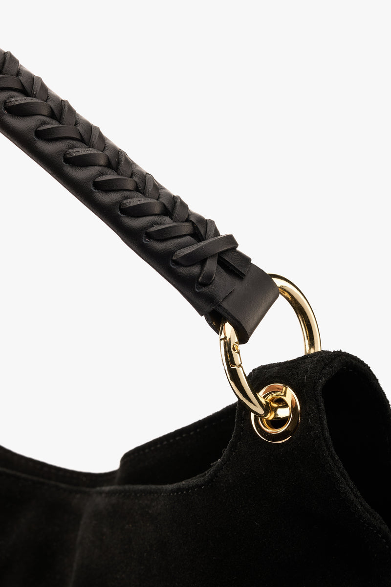 Borsa Cadice camoscio nero