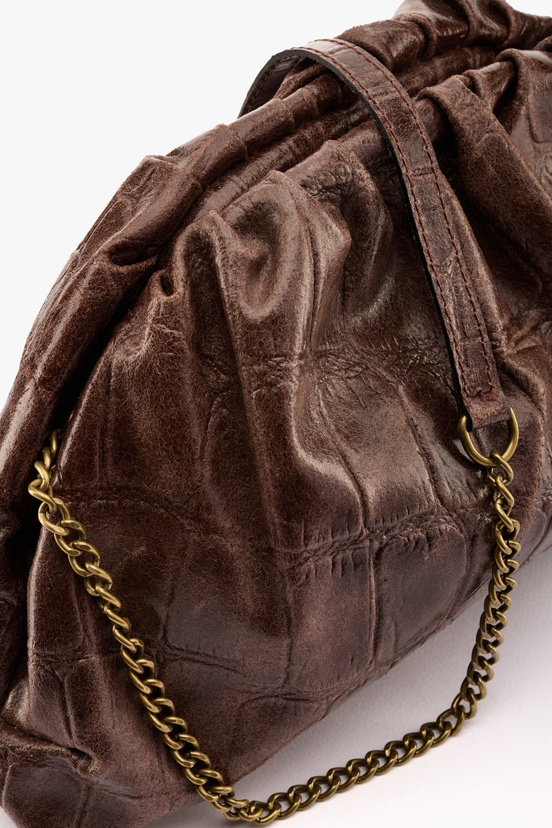 Pochette soft cocco moro