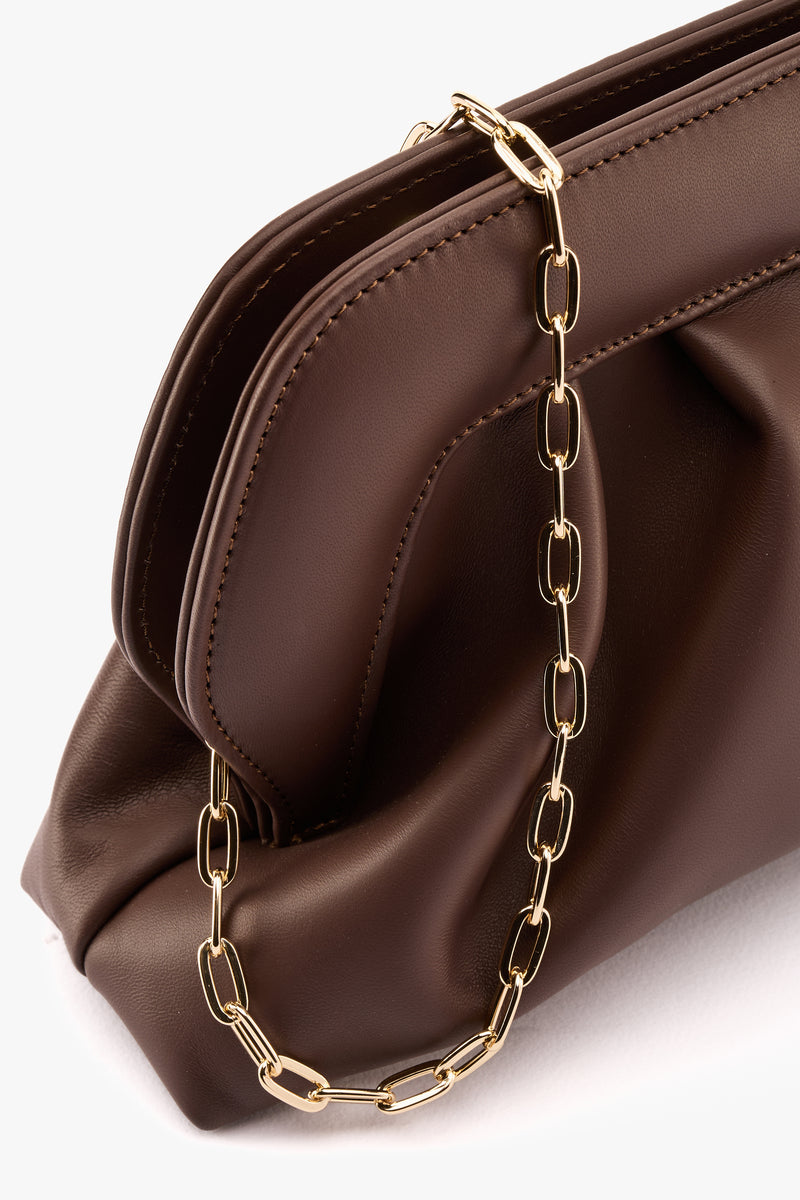 Pouch Fuerte nappa fondente