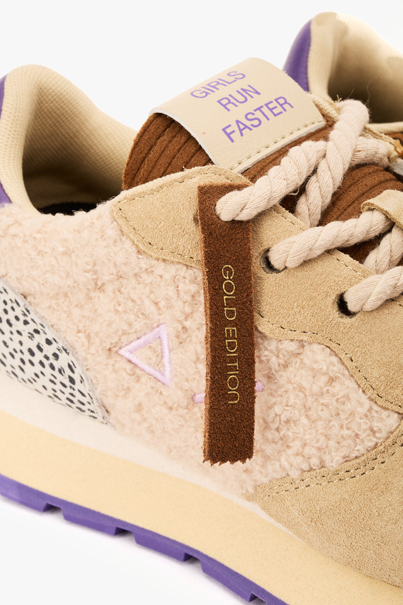 Sneaker Ally Winter bianco panna