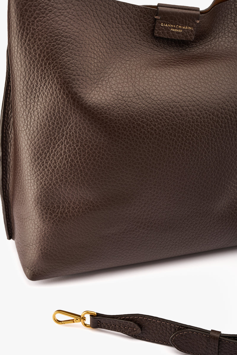 Borsa Aretha espresso-castoro