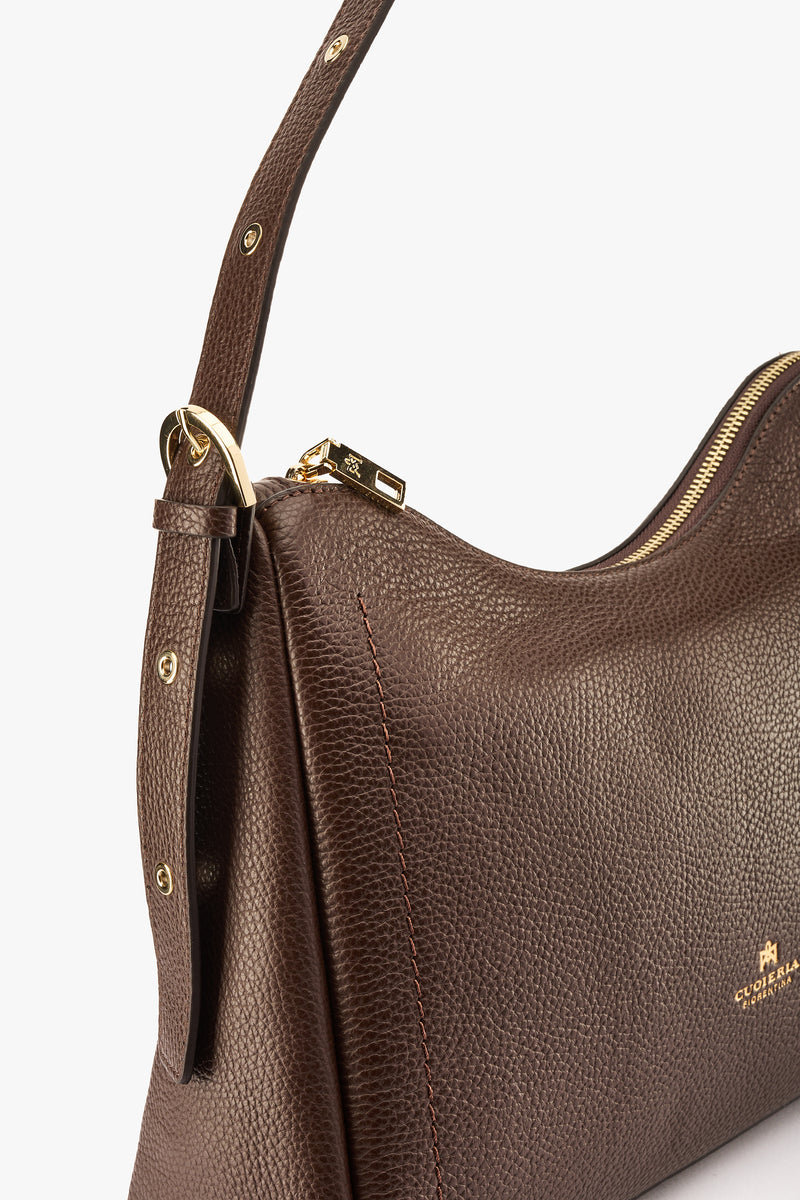 Borsa Eva soft squared cioccolato