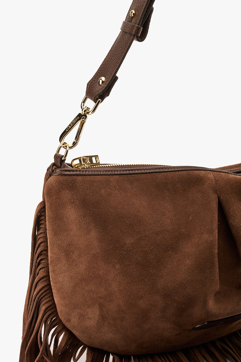 Borsa Emma folk maxi cioccolato
