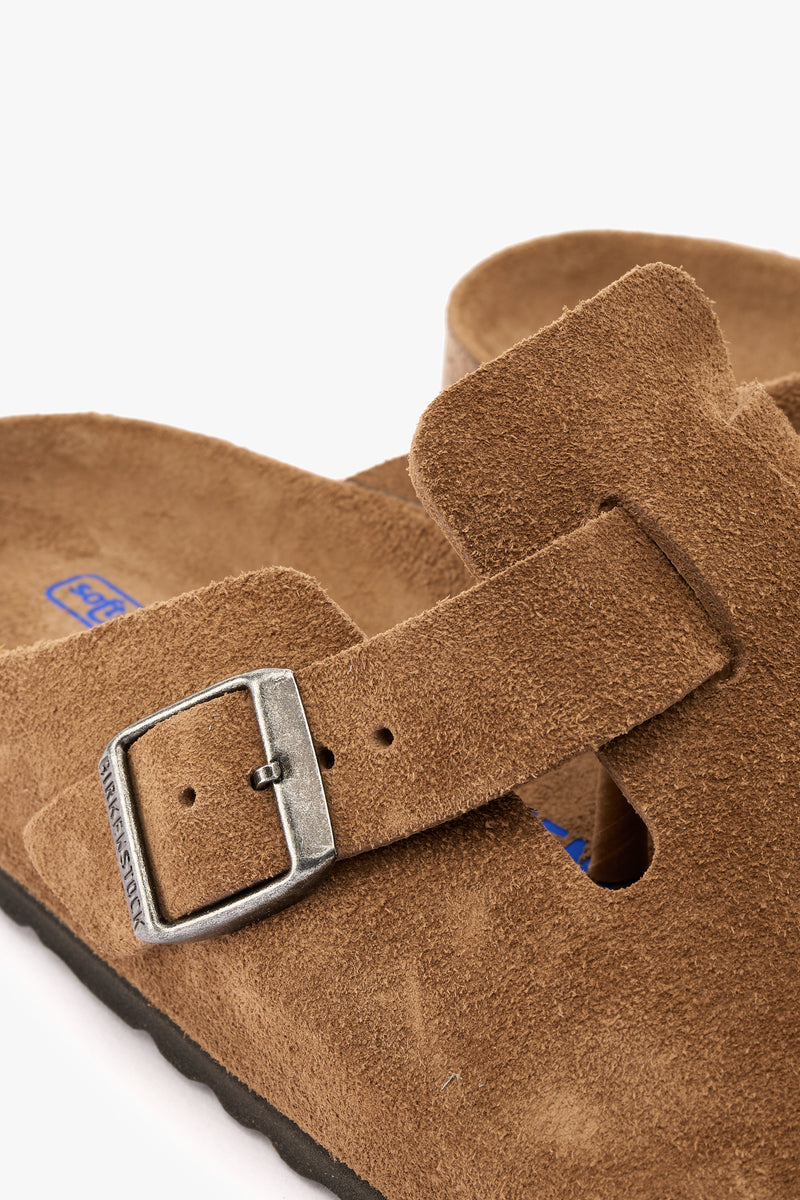 Birkenstock Boston dark tea tonal