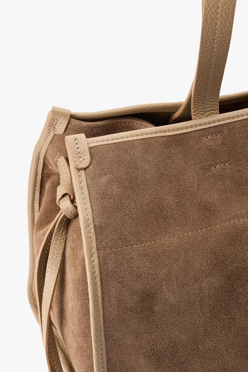 Borsa Diva suede taupe
