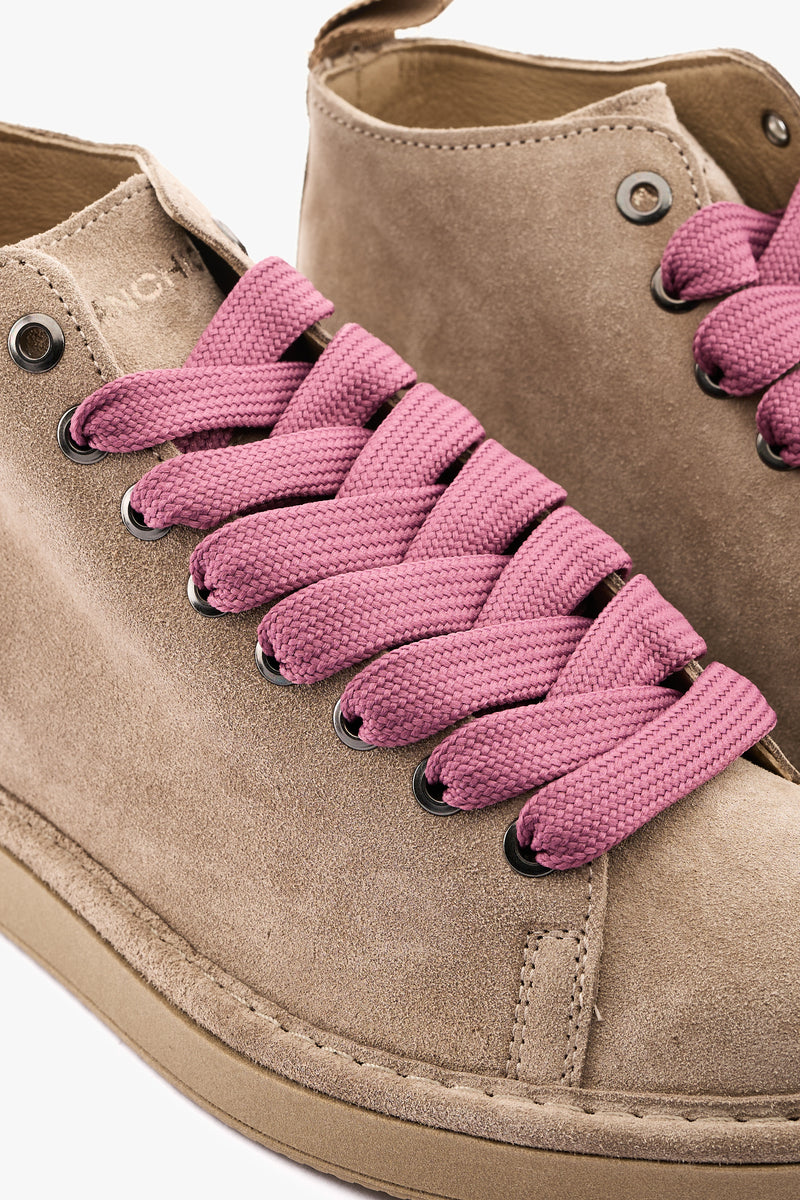 Polacchino suede noce/brownrose