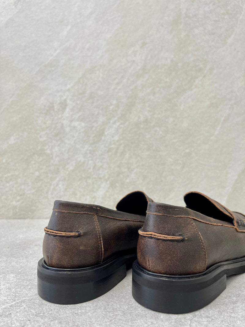 Mocassino Ollie effetto vintage