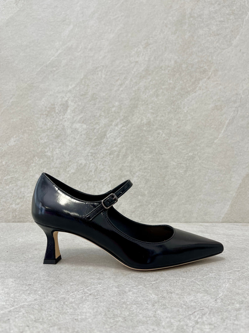 Décolleté nera cinturino
