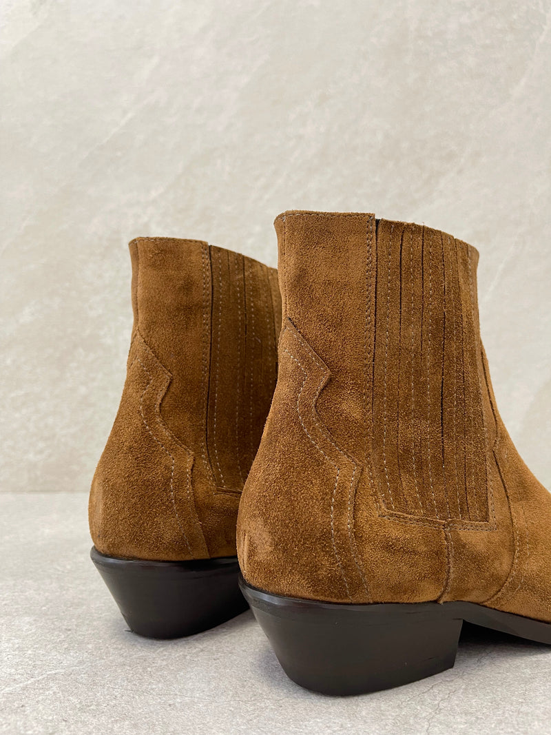 Stivaletto texano crosta sandalo