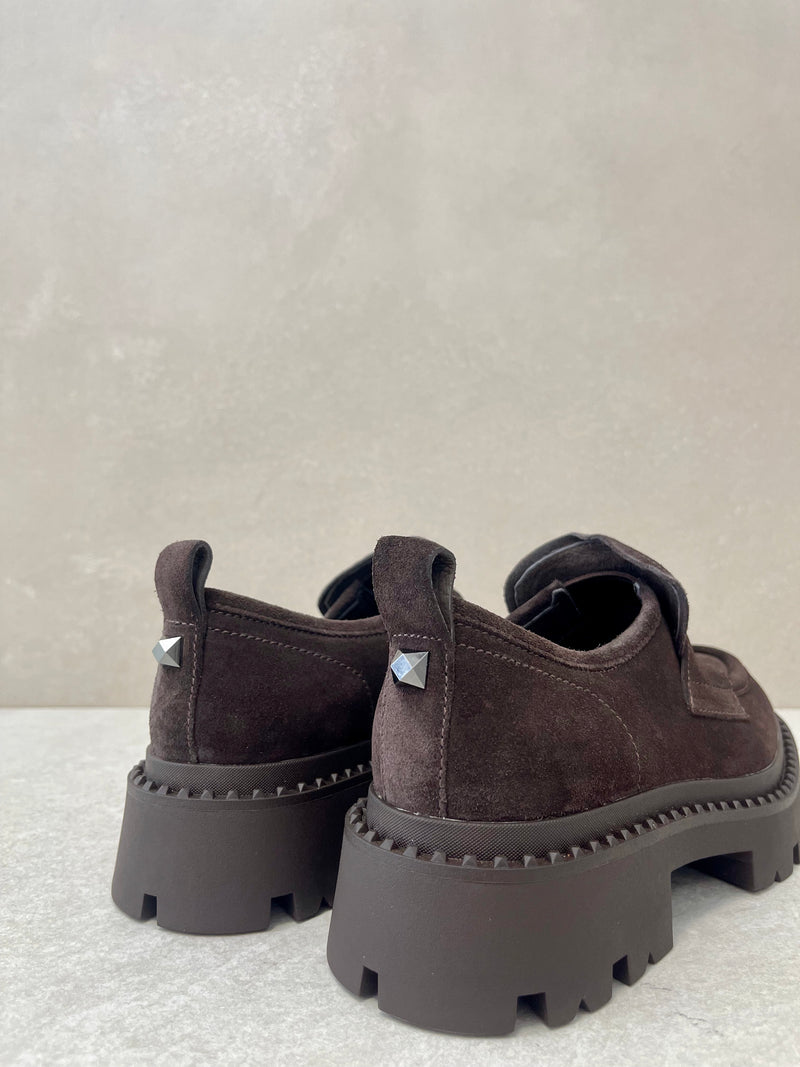 Mocassino Genial Stud ebano