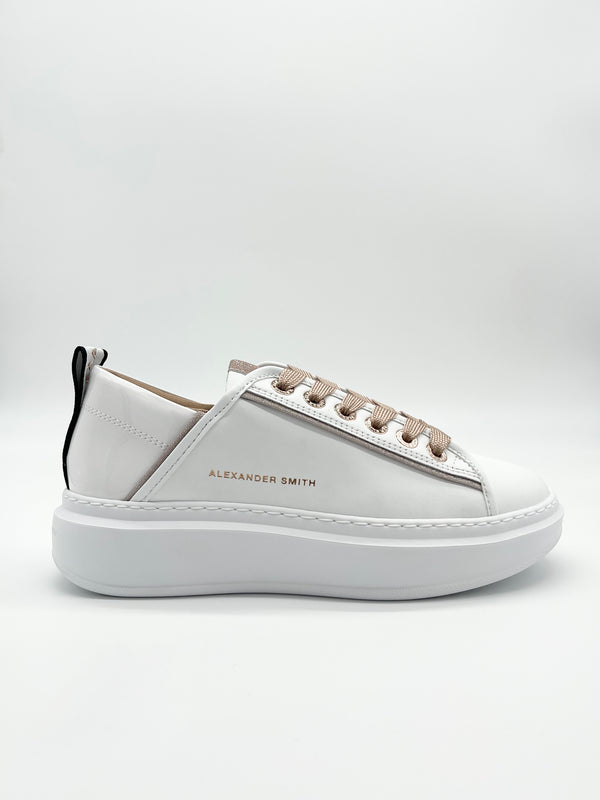 Sneaker Wembley white nude
