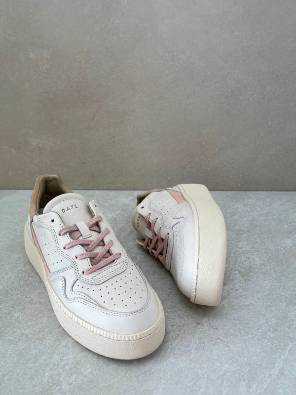 Sneaker D.A.T.E. step calf ivory