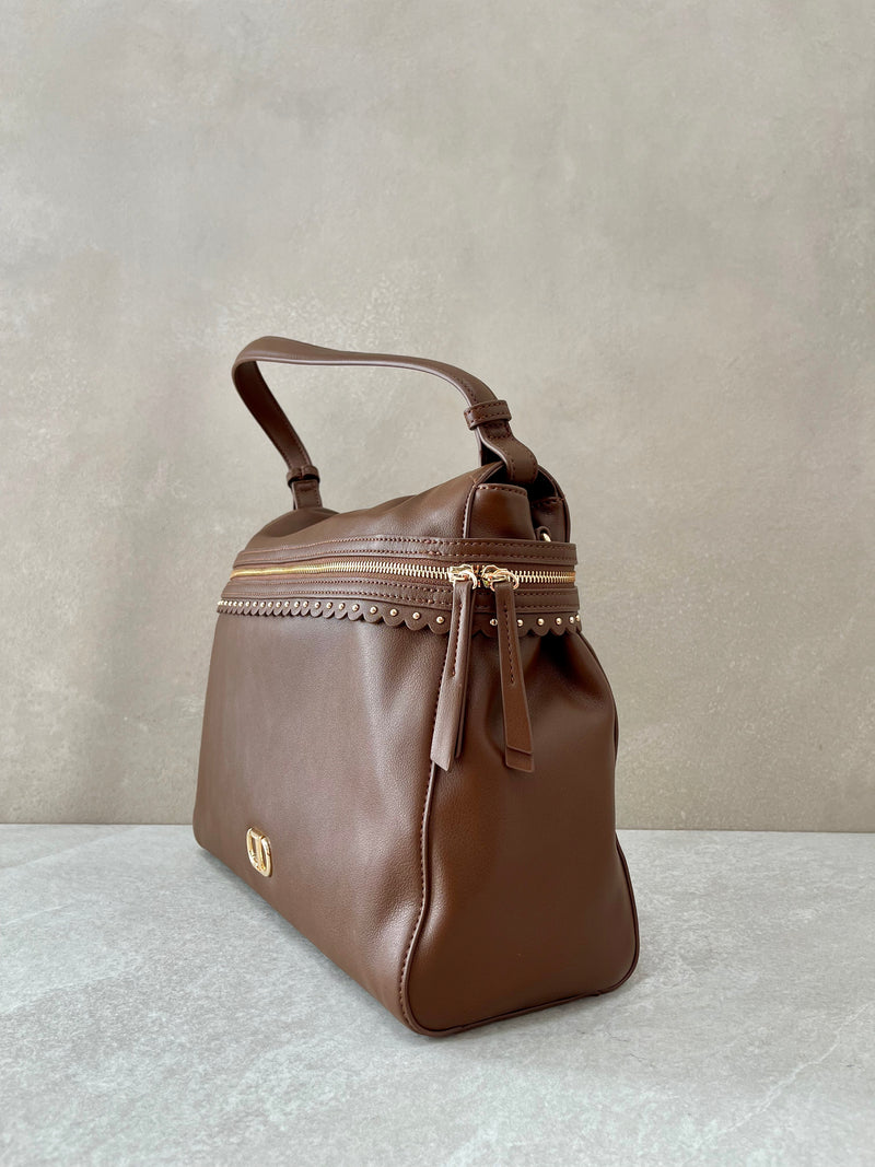 Borsa a mano Cècile marrone