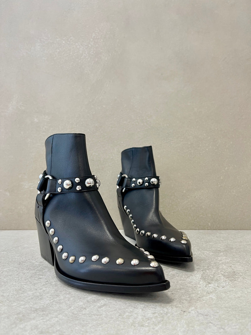 Texano borchie nero