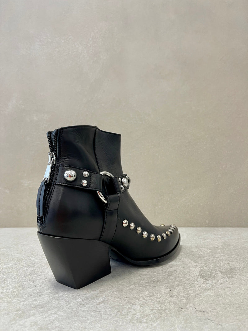 Texano borchie nero