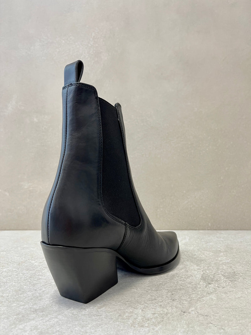 Texano nero elastici