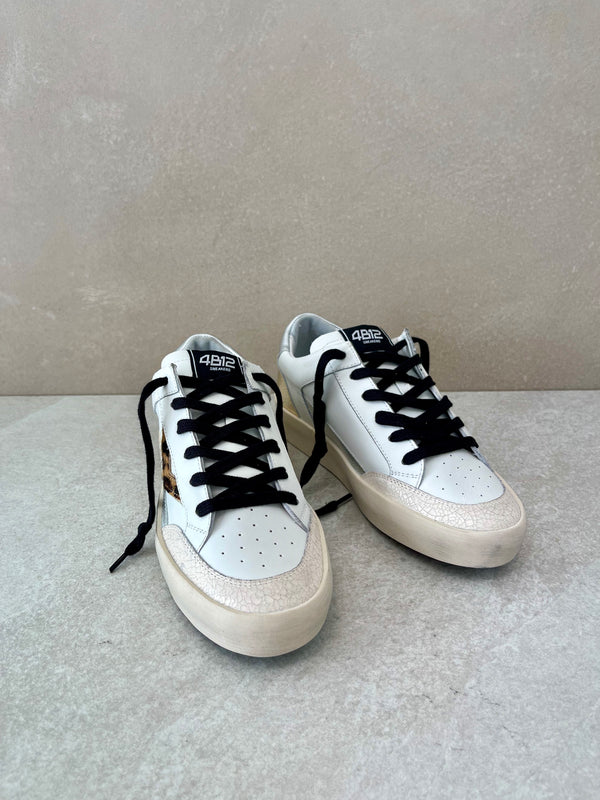 Sneaker Kyle bianco-metal