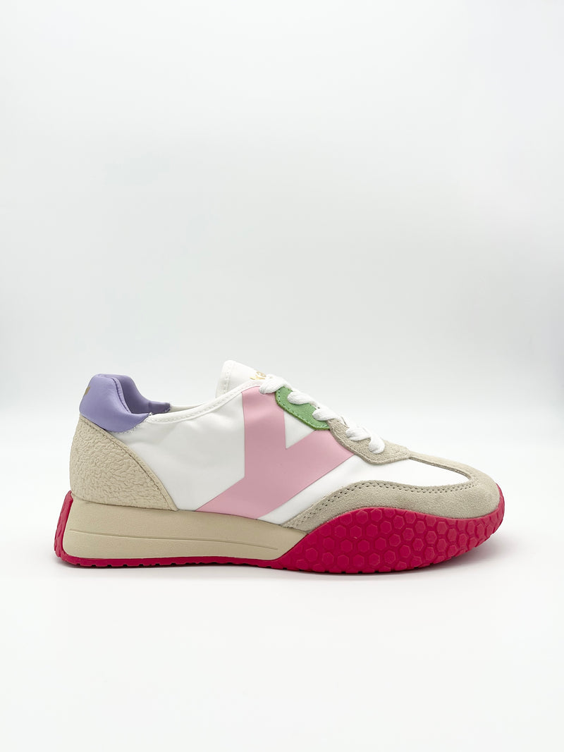 Sneaker white-pink