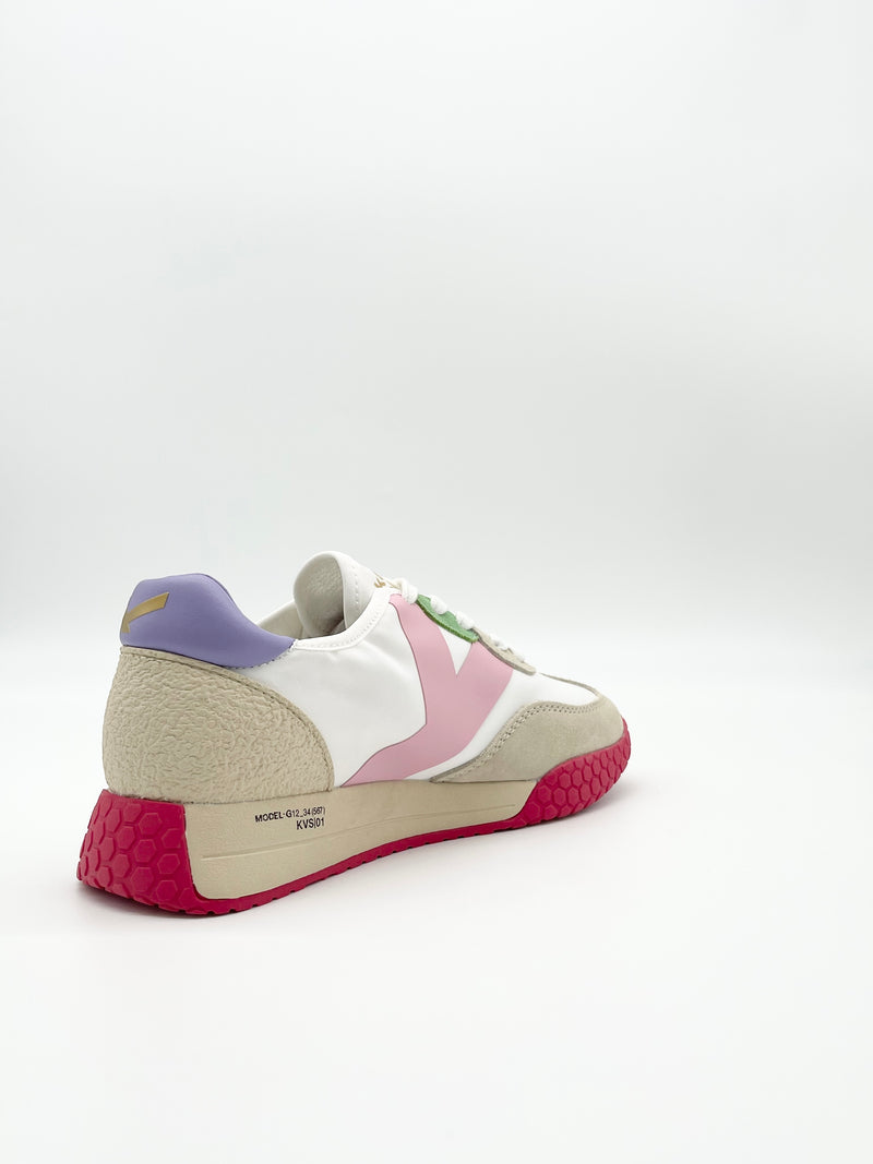Sneaker white-pink
