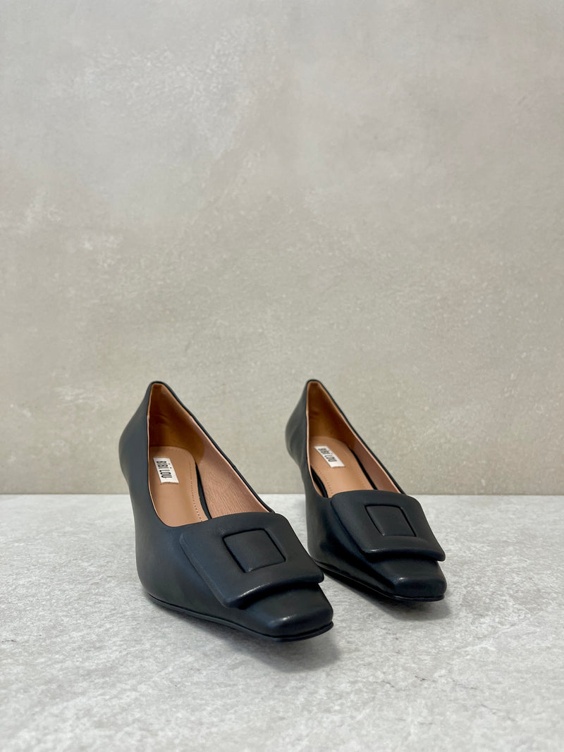 Décolleté pelle nera