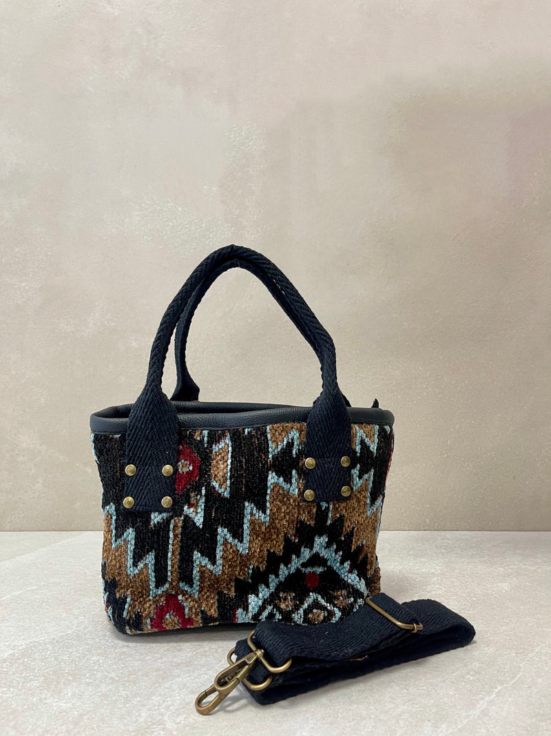 Borsa a mano ethnic black