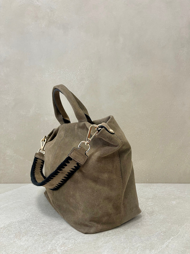 Borsa a mano kaki