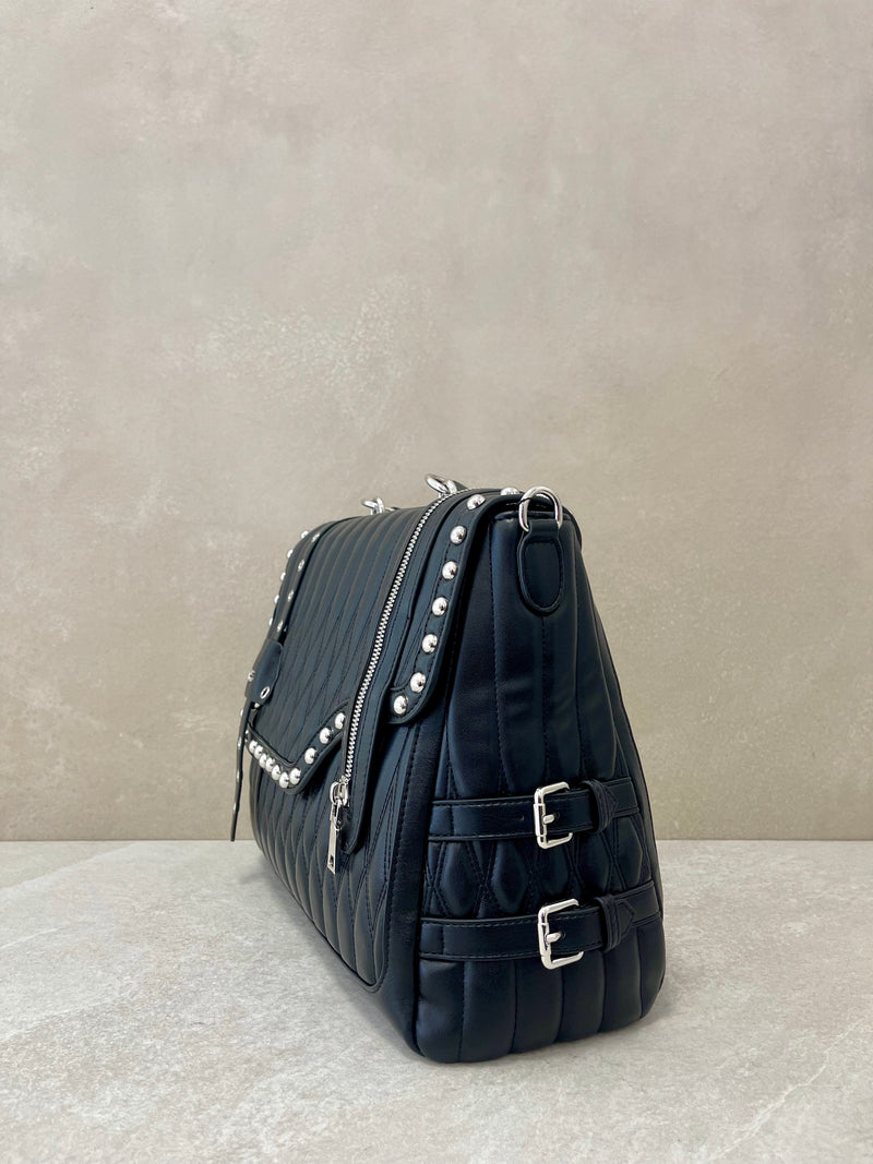 Borsa cartella Biker black