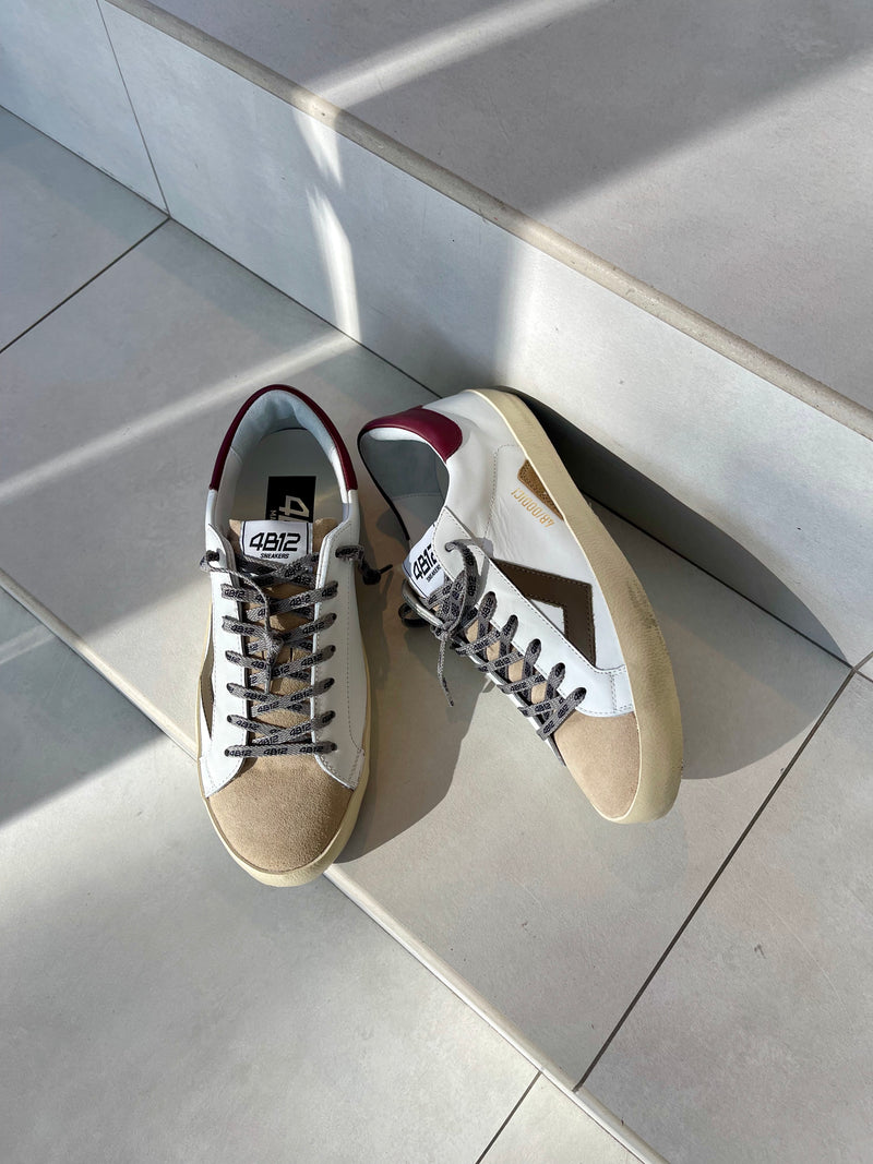 Sneaker Suprime white-beige