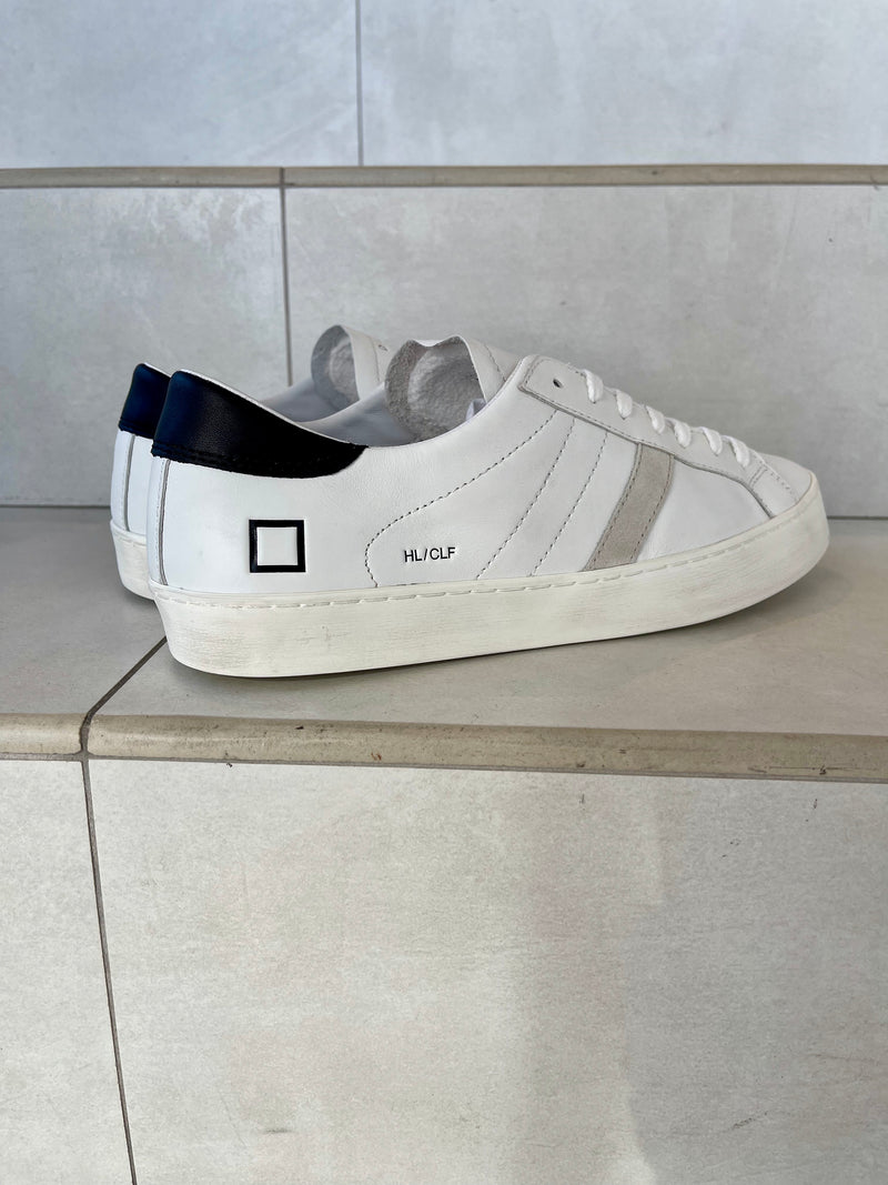 Sneaker D.A.T.E. Hill Low Calf white-black
