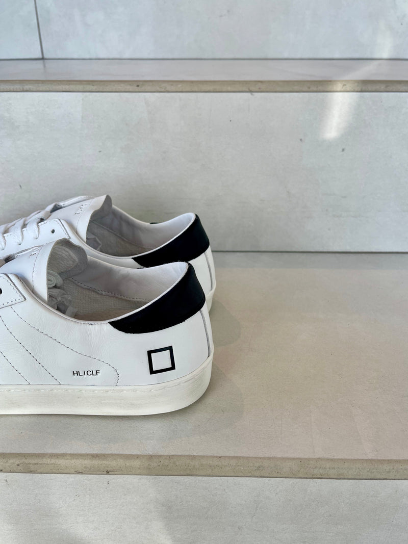 Sneaker D.A.T.E. Hill Low Calf white-black