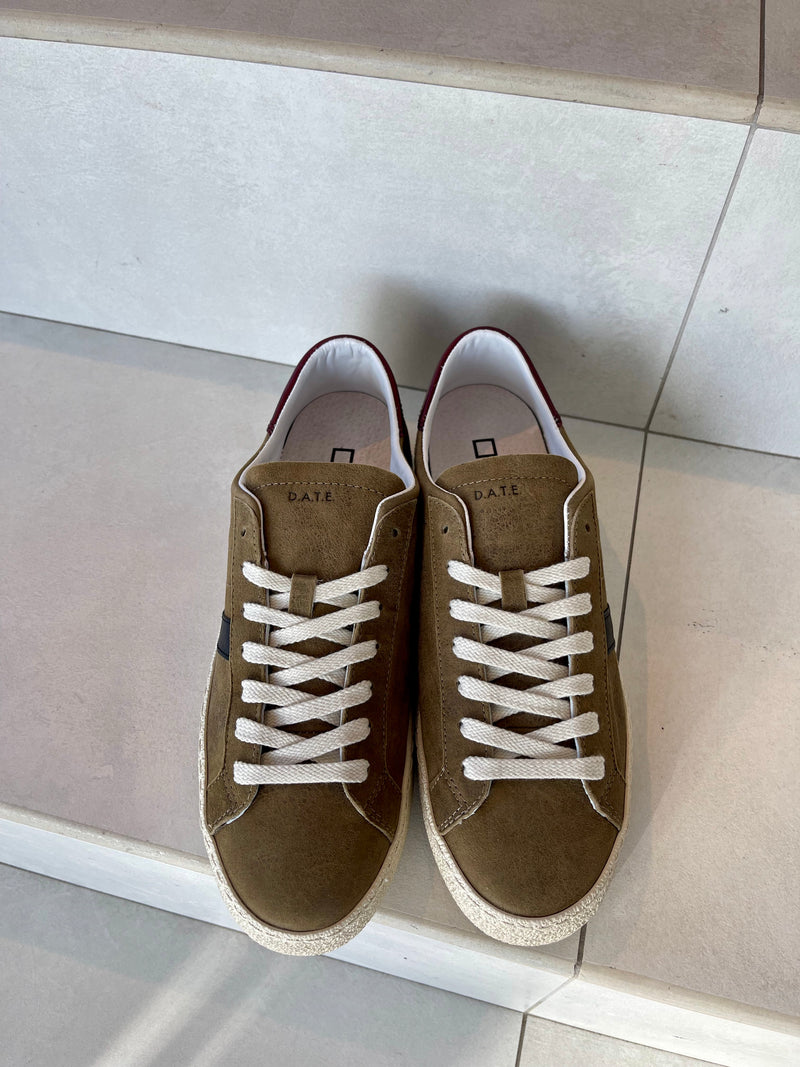 Sneaker D.A.T.E. Hill Low stone army