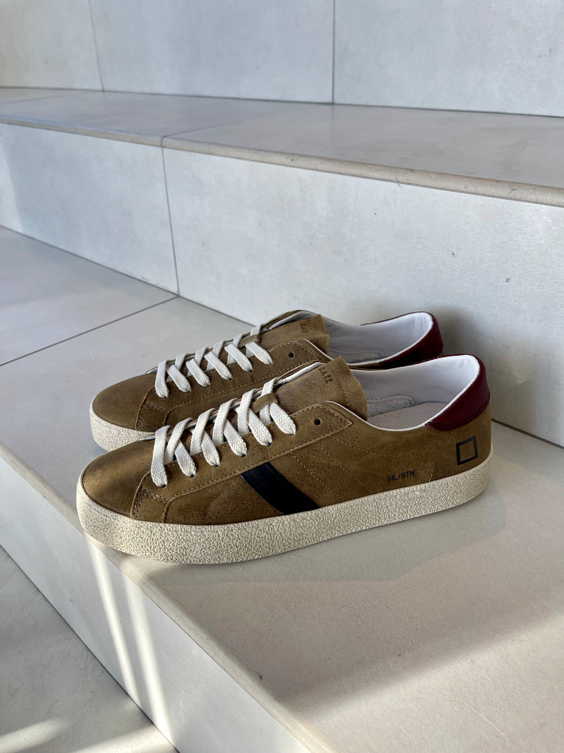 Sneaker D.A.T.E. Hill Low stone army