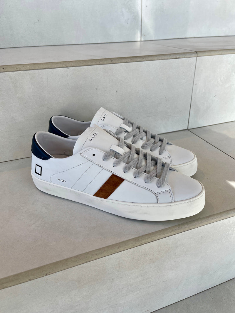 Sneaker D.A.T.E. Hill Low Calf white-blue